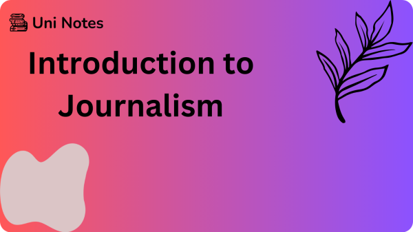 introduction to journalism assignments