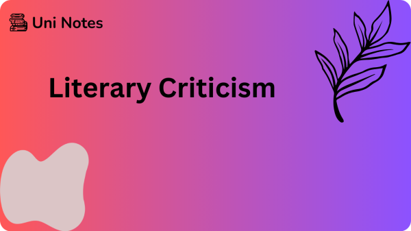 Literary Criticism Template