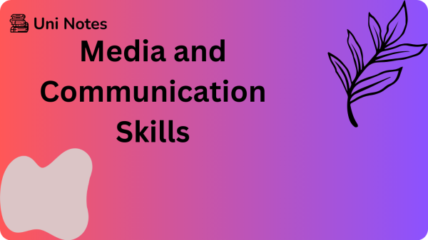 Media and Communication Skills Template