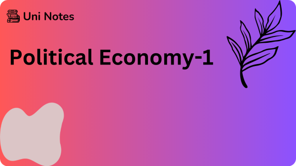 Political Economy-1 Template