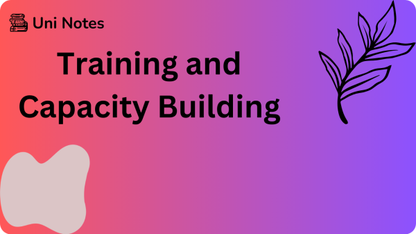 Training and Capacity Building Template